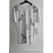 Herren-Mode-Design bedrucktes Baumwoll-T-Shirt für den Sommer